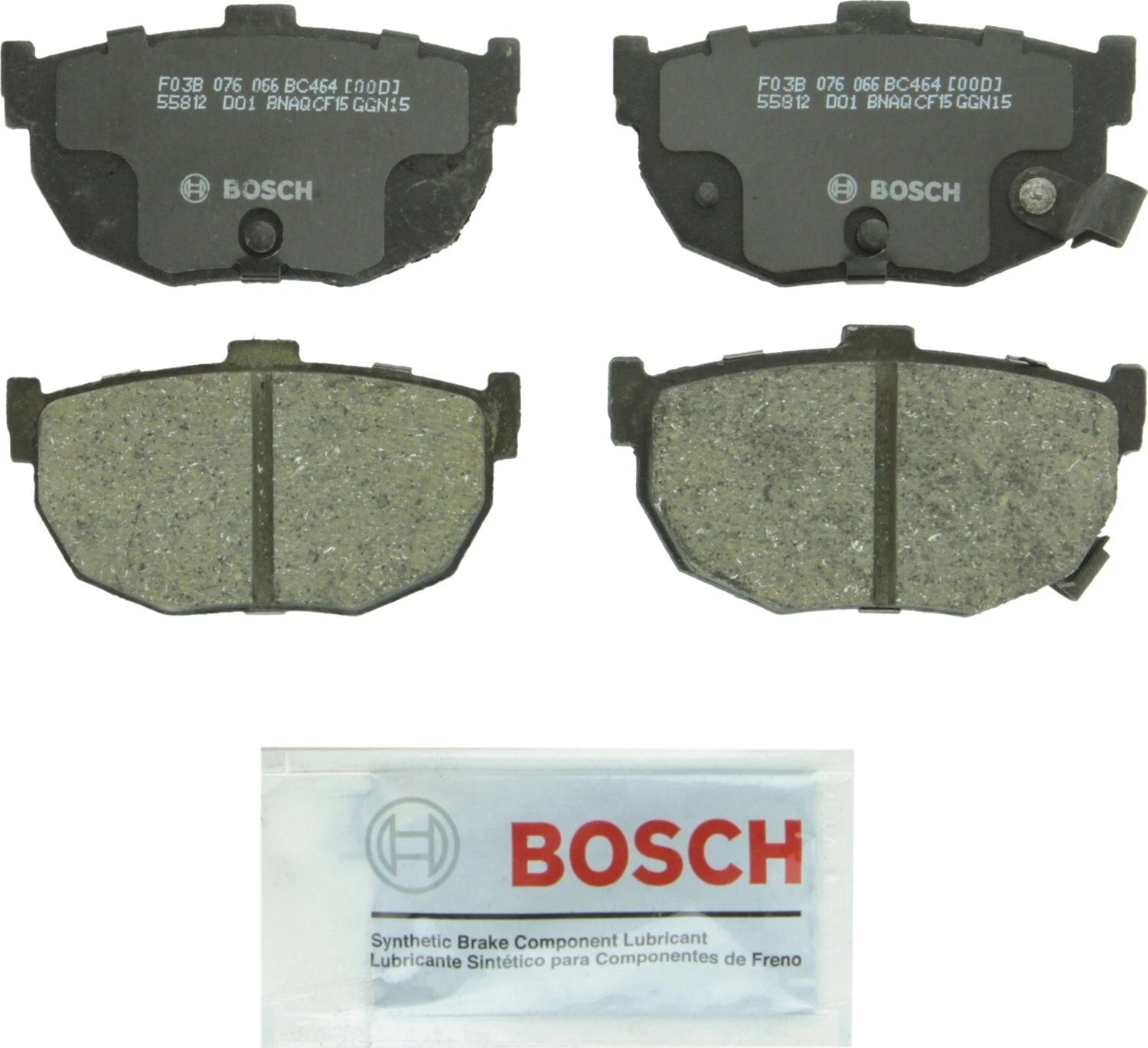 Rear QuietCast Ceramic Brake Pads for Bosch (BC464)