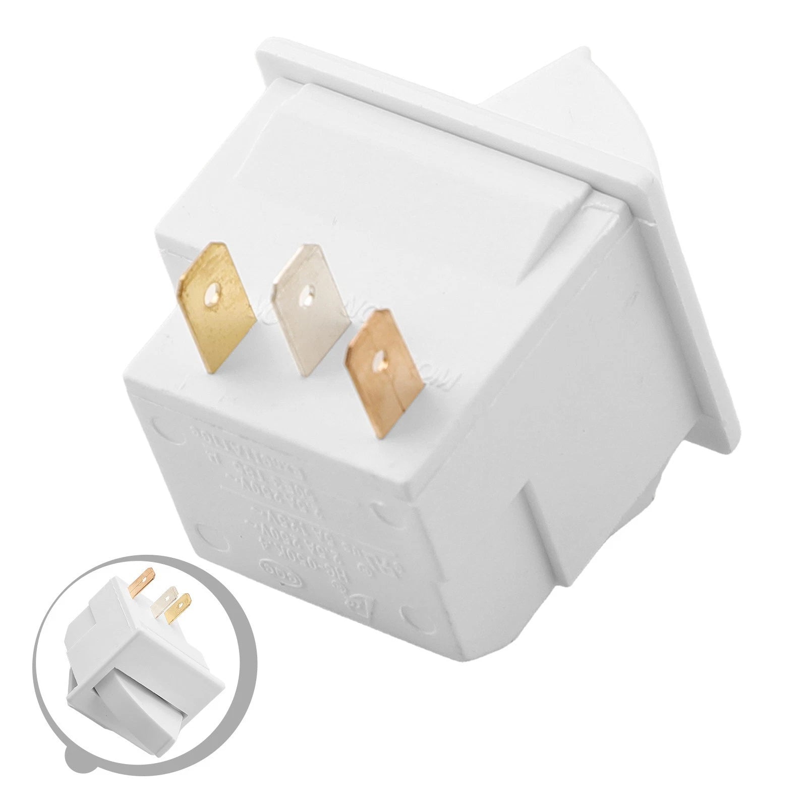 Door Light Switch 3 Pin for Refrigerators and Freezers (AC250V 2.5A)