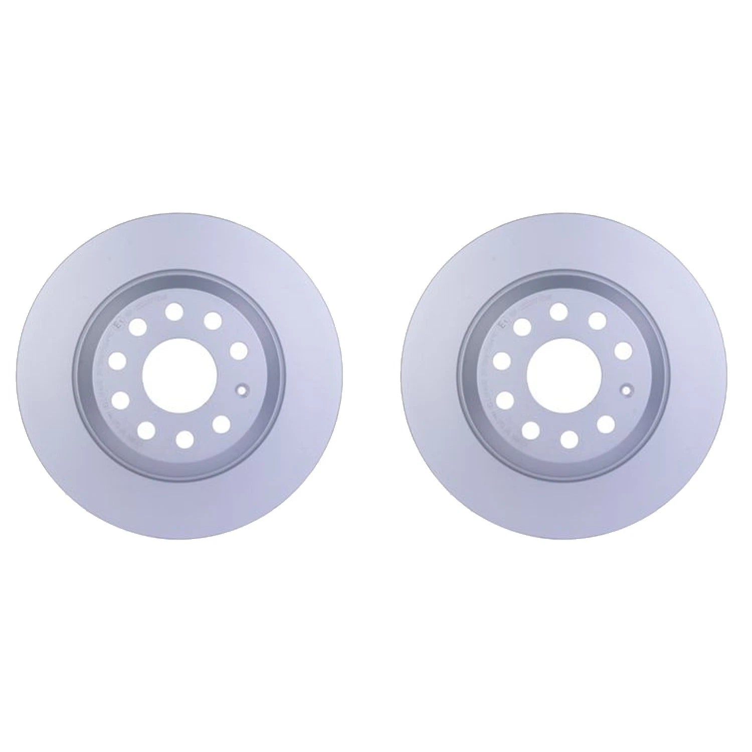 Set of 2 Hella Rear Solid 300mm Disc Brake Rotors for Jetta Q3 Tiguan