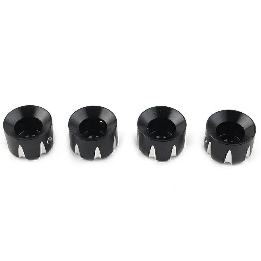 4 x CNC Motorcycle Engine Screw Topper Cover Caps for Harley 883