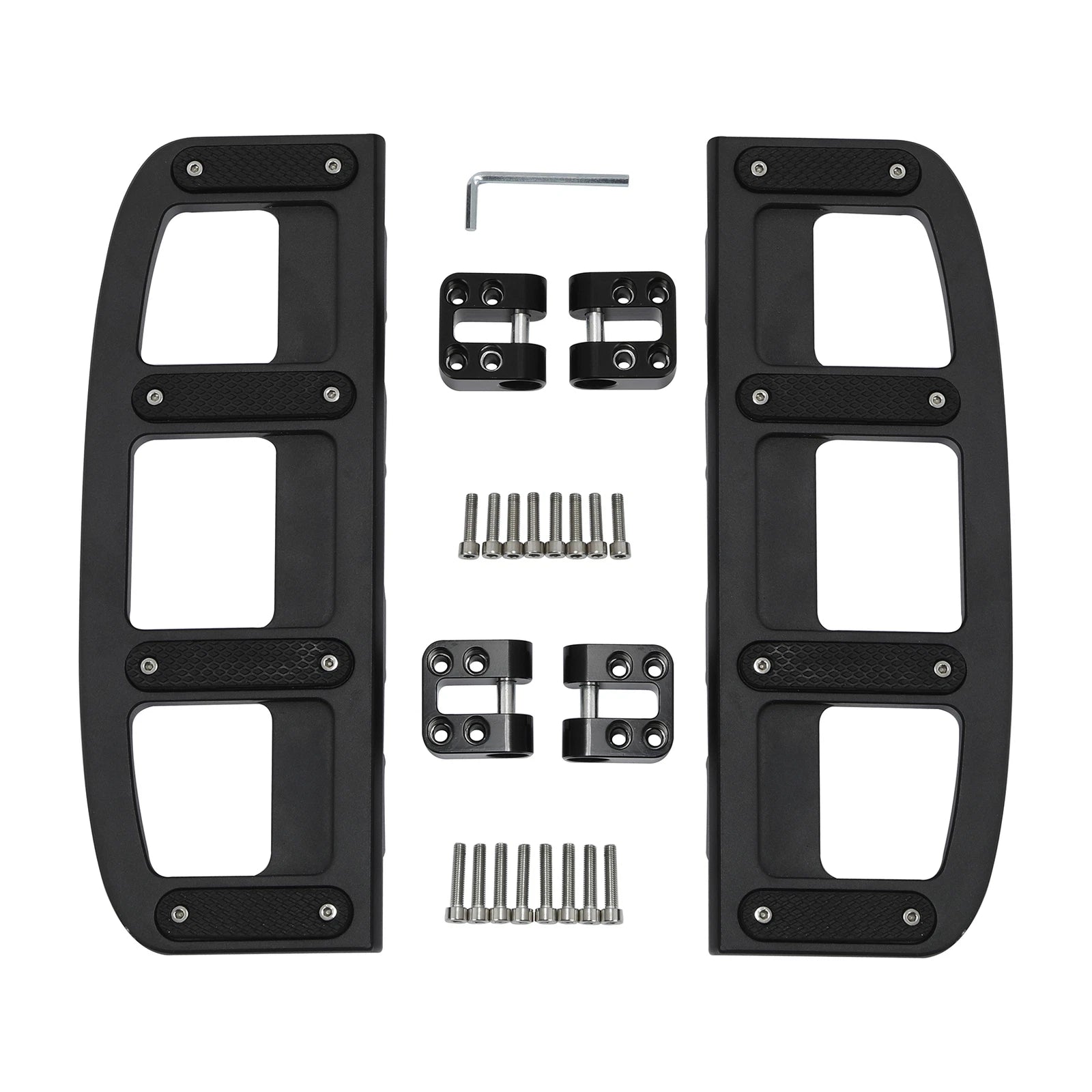 Matte Black Driver Footboard for Harley Road King Glide (2009–2024)