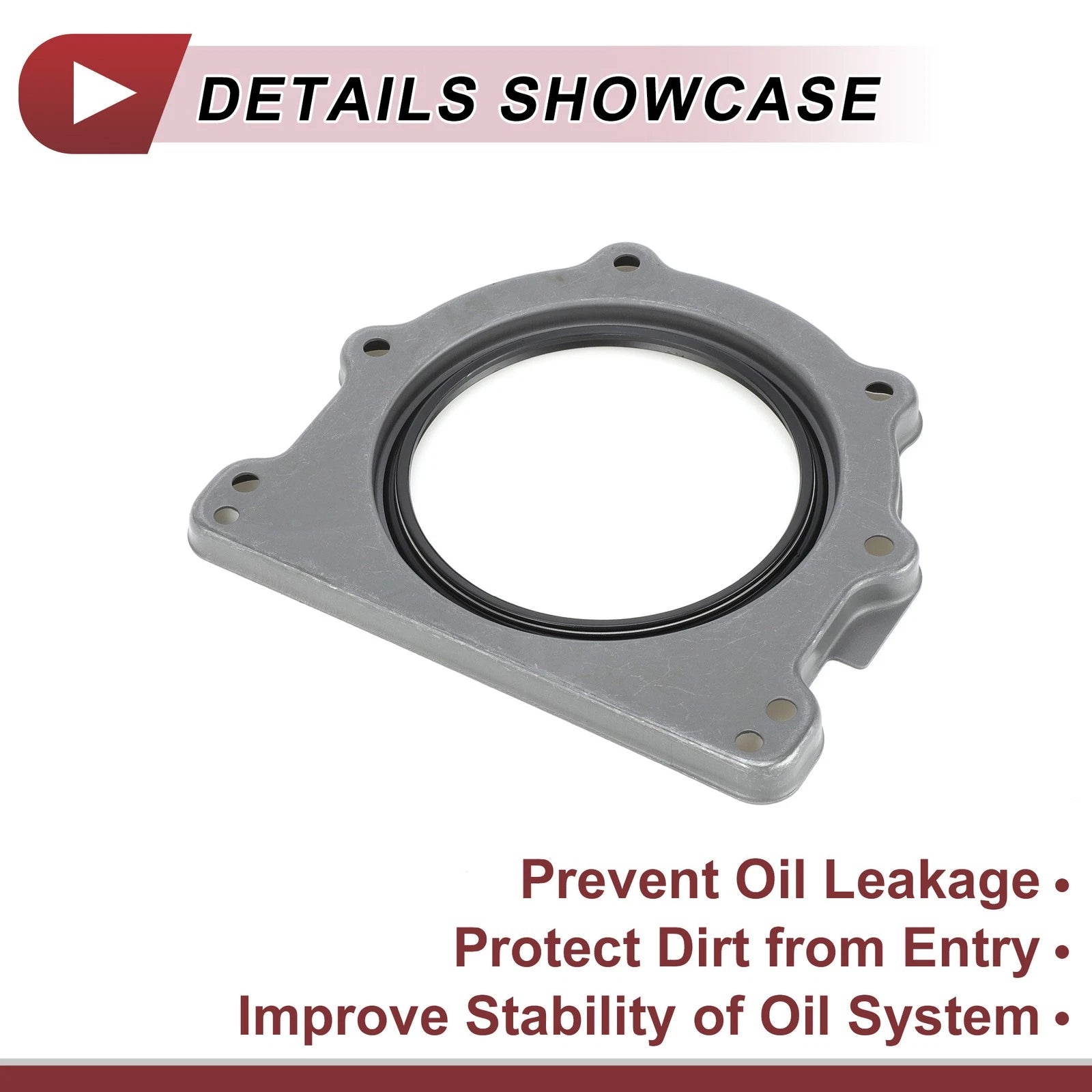 1 Pc Crankshaft Oil Seal with Flange for Mercedes-Benz C250 SLK250 (2012–2015) No. 2710140104