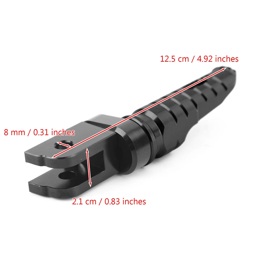 Front Footrests Foot Pegs for BMW R nineT Scrambler/Pure (2016–2020) F900R F900XR