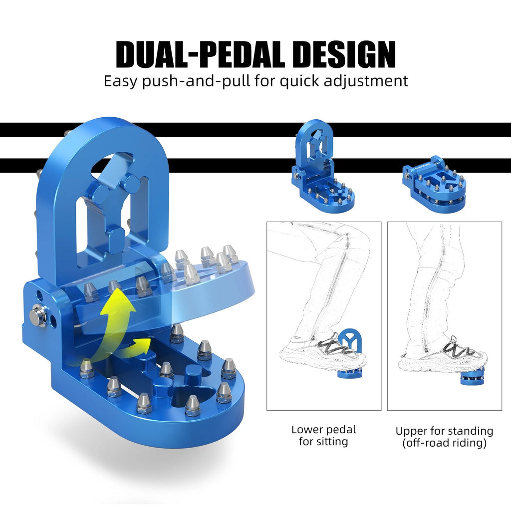 Dual-Step Foot Brake Lever Step Plate for KTM 250 390 Adventure (2020–2025)