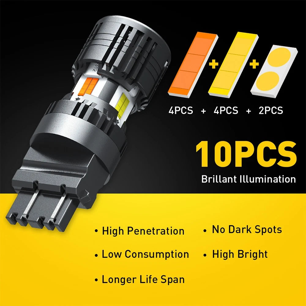 2X AUXITO 3157 4157 LED Turn Signal Light Bulbs for