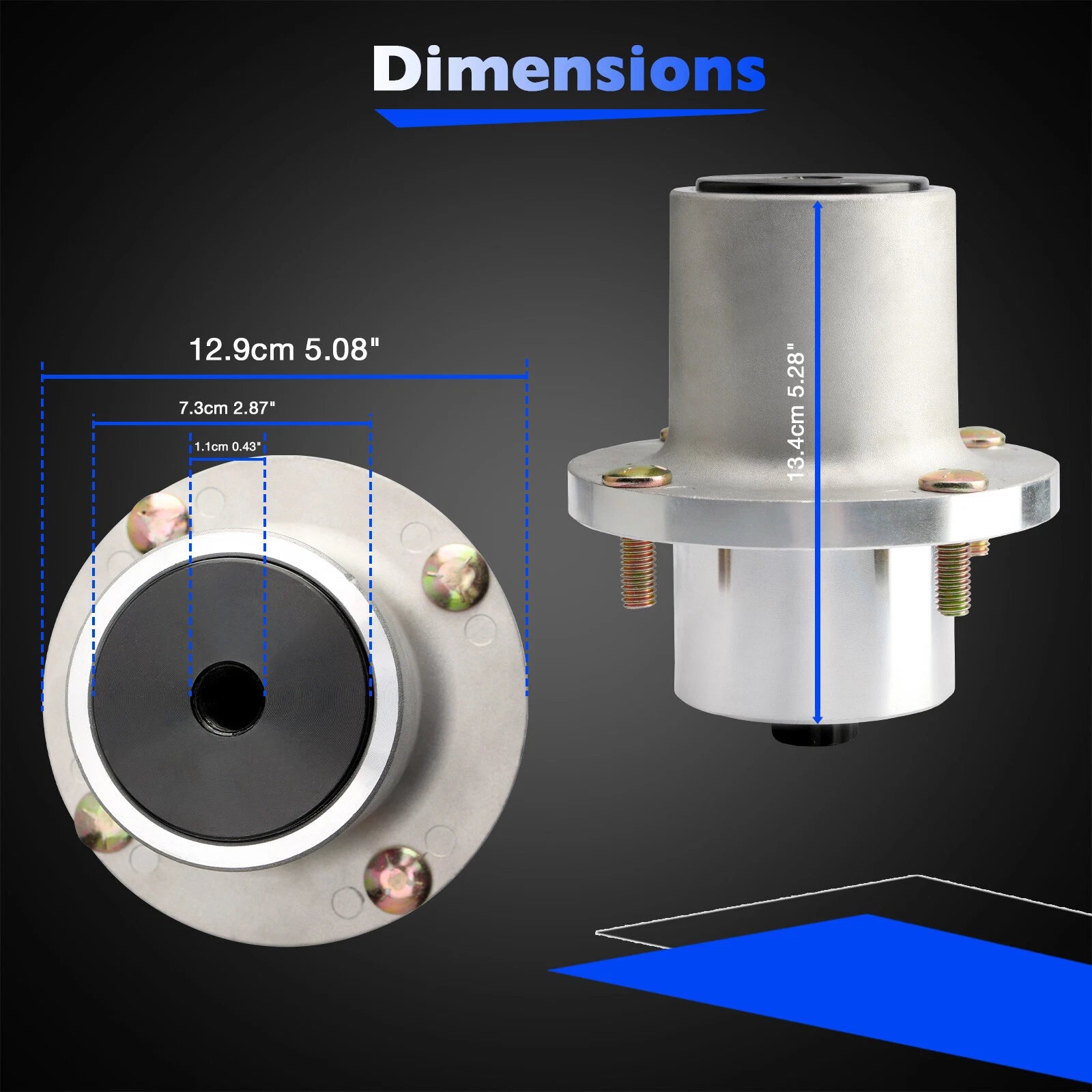 Deck Blade Spindle for Hustler Fastrak Raptor SDX SD (48" 54" 60")