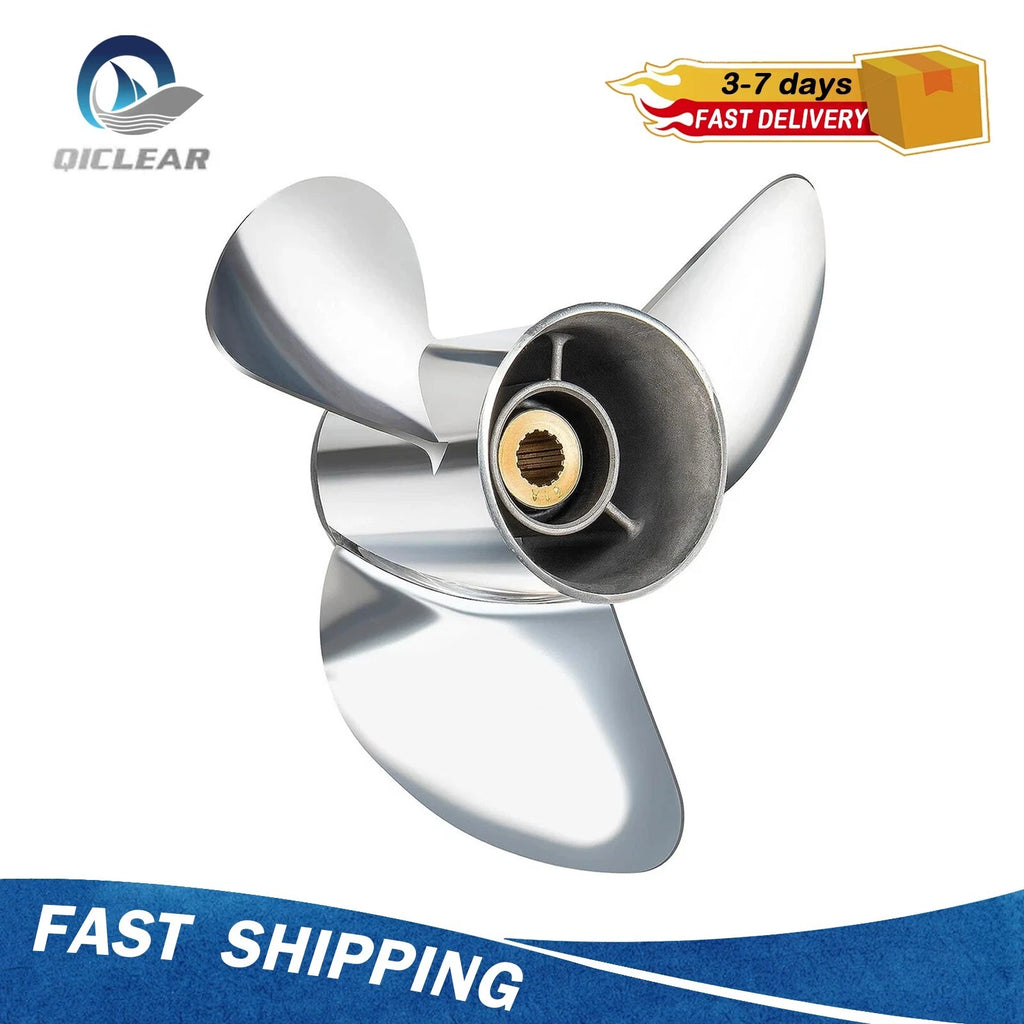 Stainless Steel Propeller for Yamaha 150-300HP (15 Spline, RH)