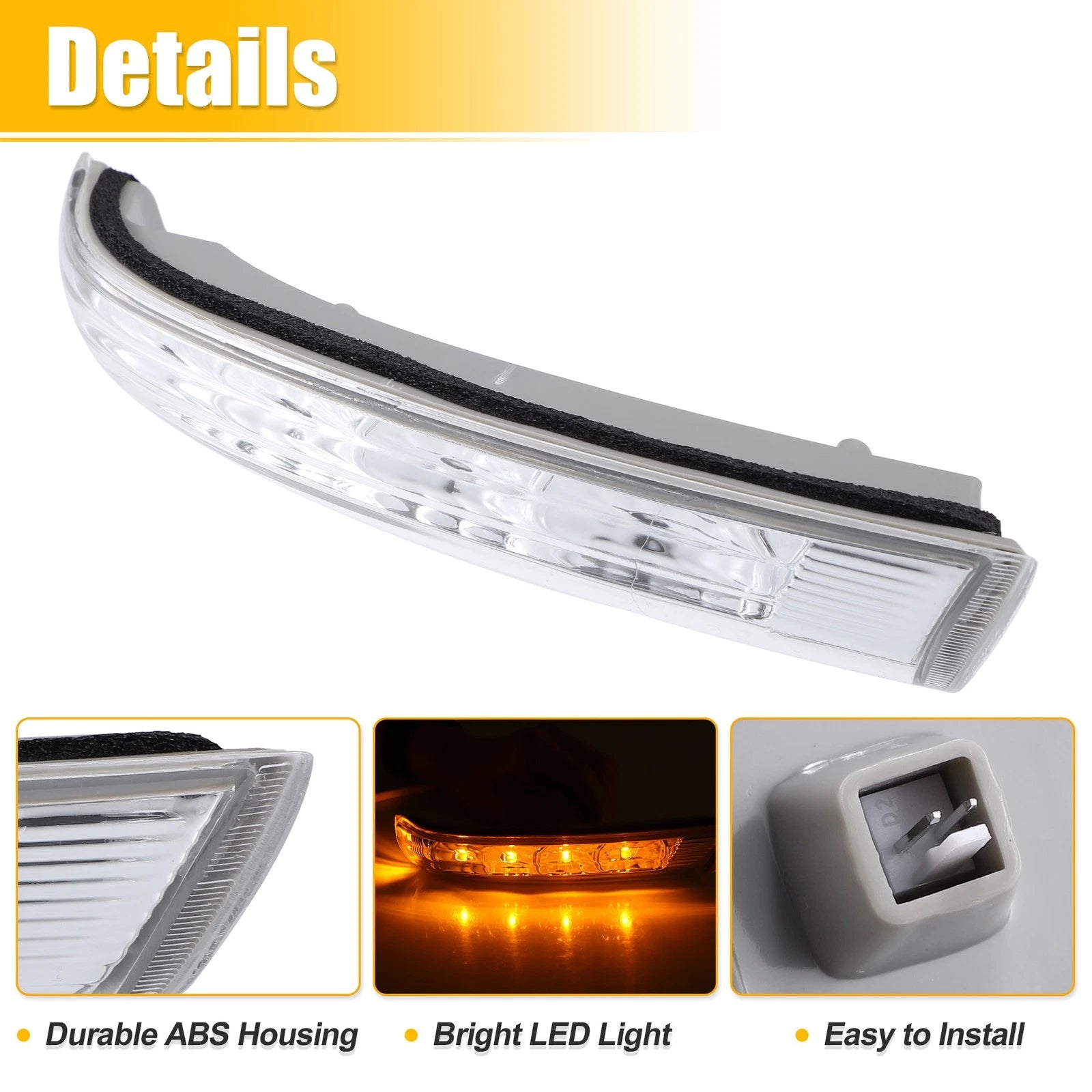 LED Right Turn Signal Light Indicator for Hyundai Santa Fe (2007–2012)