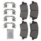 Set of 4 Front Ceramic Brake Pads for Hyundai Elantra Coupe (2013–2014) P1543