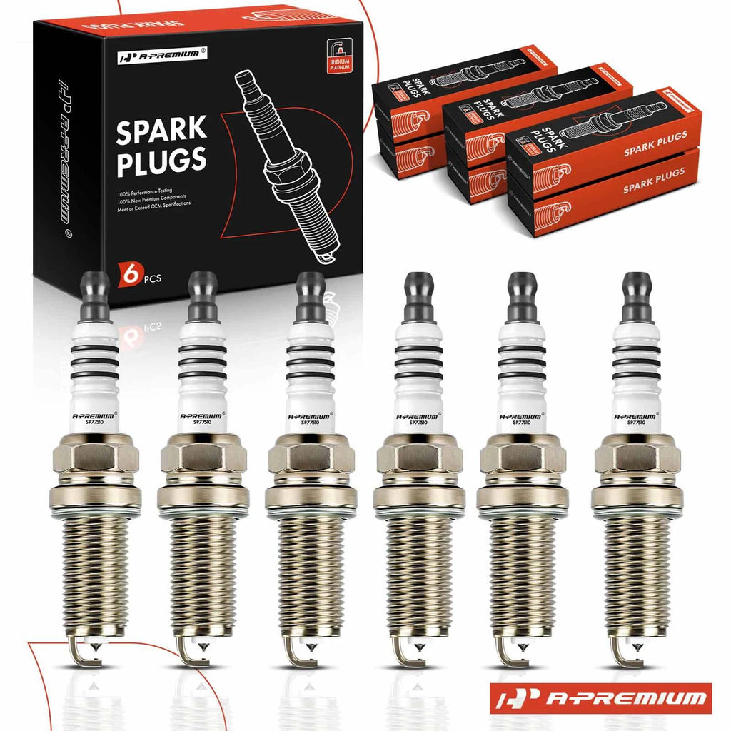 Set of 6 Iridium Platinum Spark Plugs for Honda Accord (2008–2017)