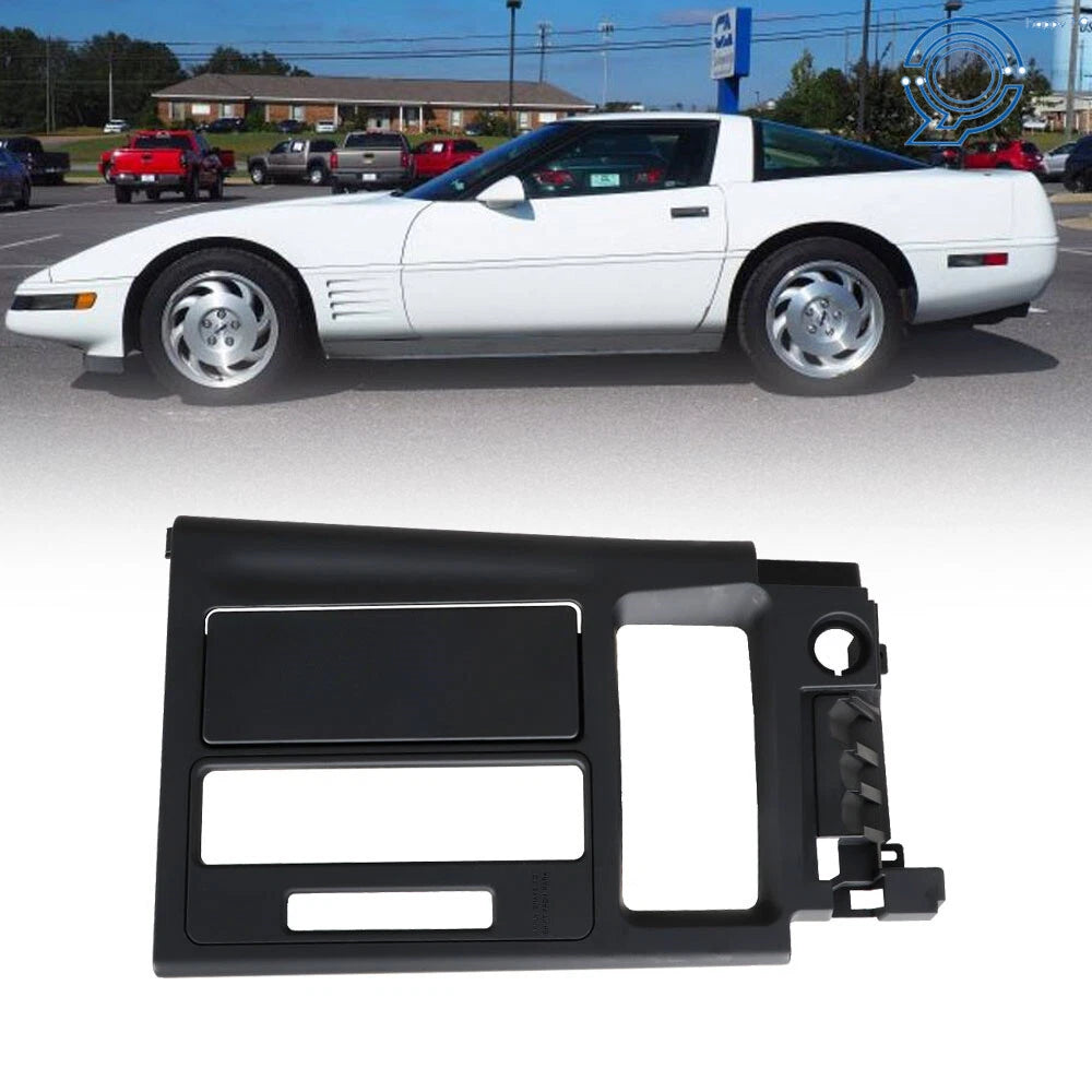 Automatic Plate Console for Chevrolet Corvette (1994–1996) Black Rubber