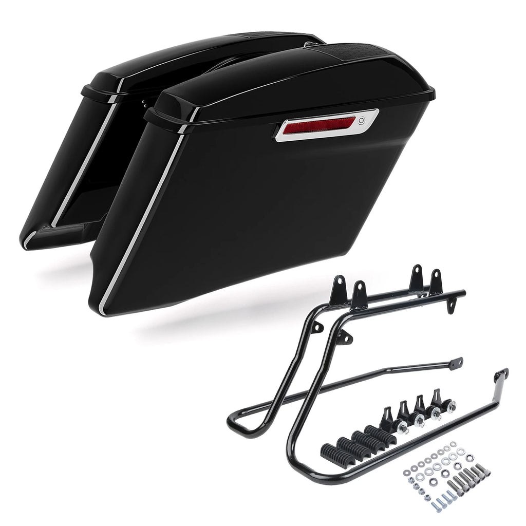 4" Speaker Lids Bracket for Harley Softail Deluxe (1984–2017)