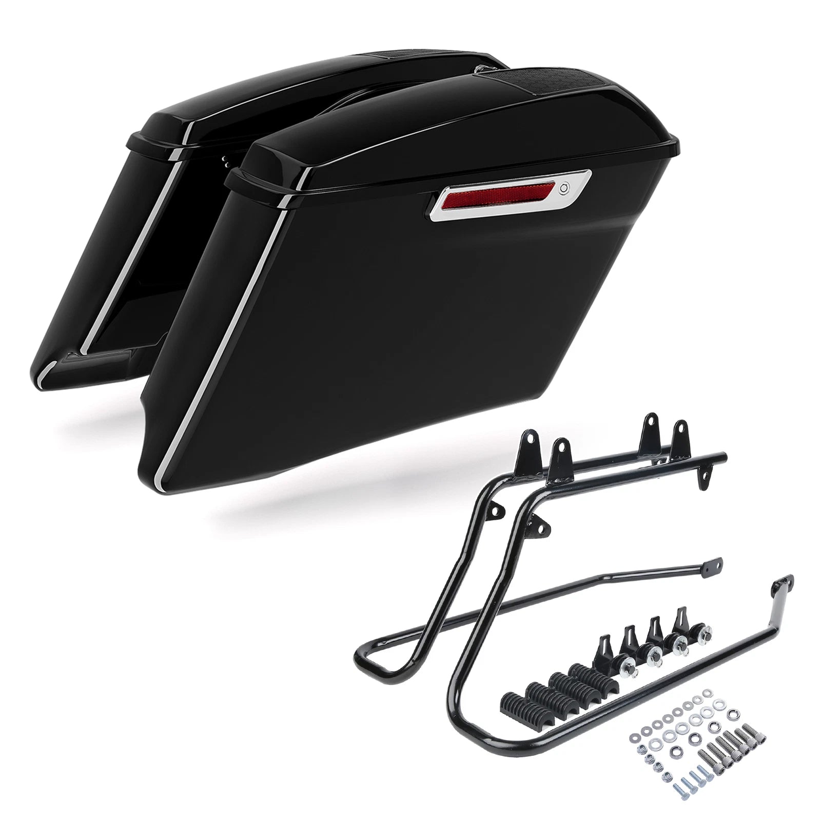 4" Speaker Lids Bracket for Harley Softail Deluxe (1984–2017)