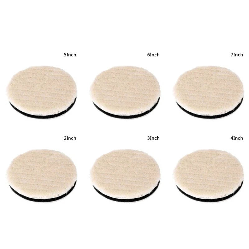 Polishing Pad Set of 4 Soft Sponge Tools for Automotive Detailing