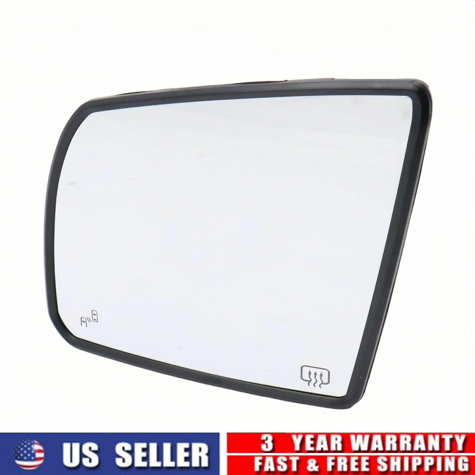 Left Driver Side Mirror Glass for Toyota Tundra (2014–2021) 879060C100 TO1324132