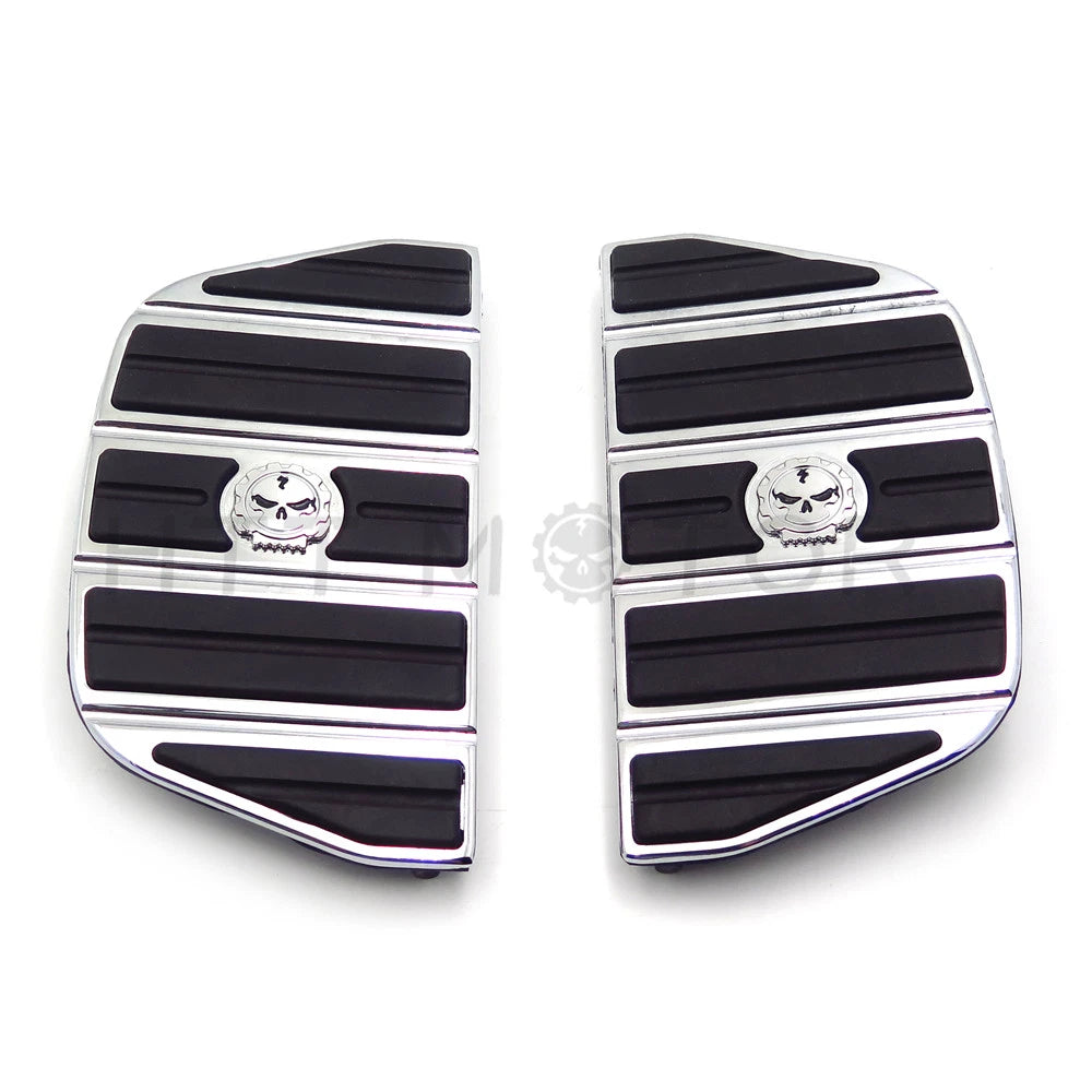 Gear Skull Passenger Footboard for Harley Touring (1987–2015) & Softail (1986–2015)