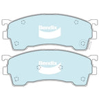 GCT Front Disc Brake Pad Set for Mazda 323 BJ 4cyl 1.8L FP (1998-2003)