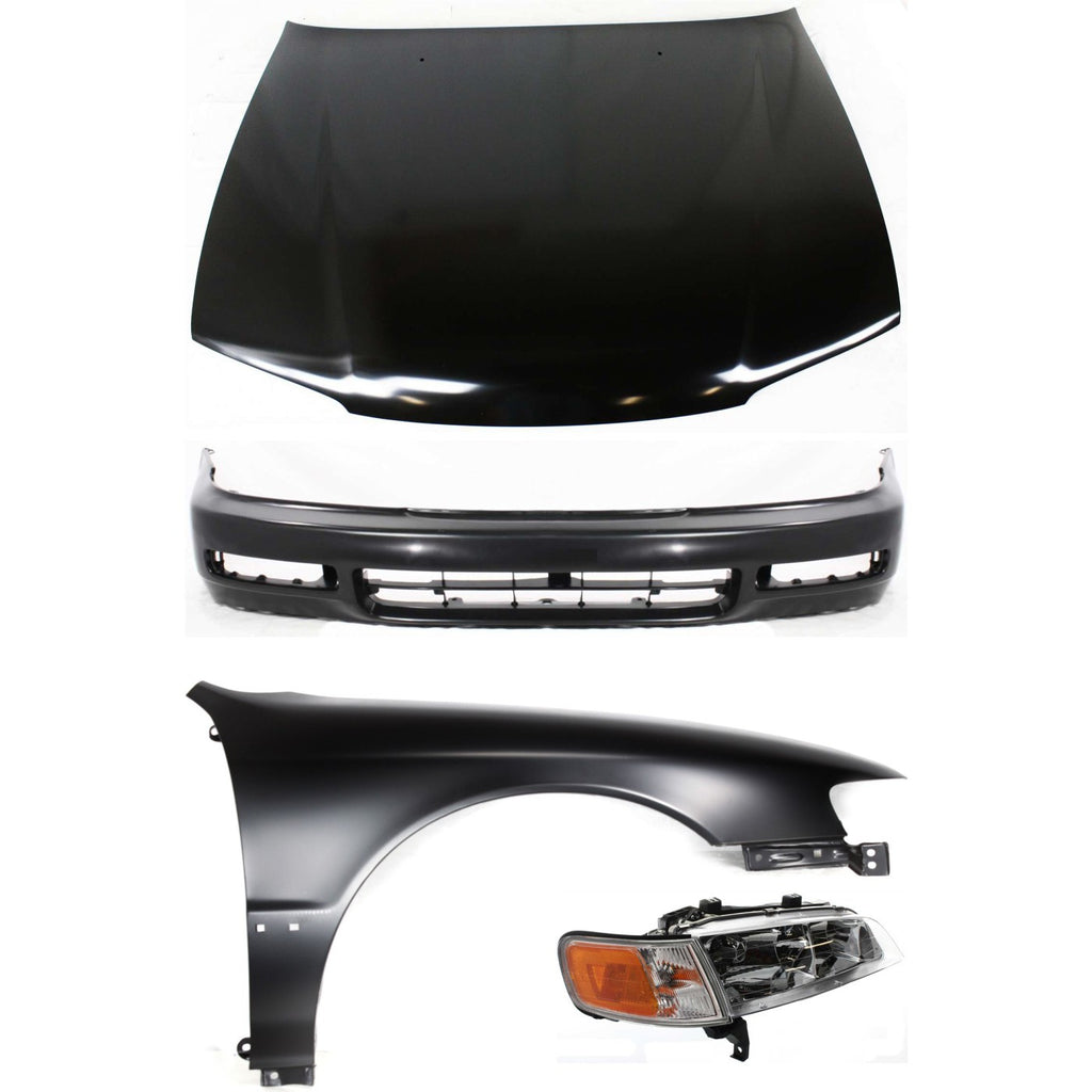 Bumper Cover Headlight Kit for Honda Accord (1996–1997)
