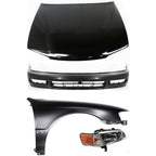 Bumper Cover Headlight Kit for Honda Accord (1996–1997)