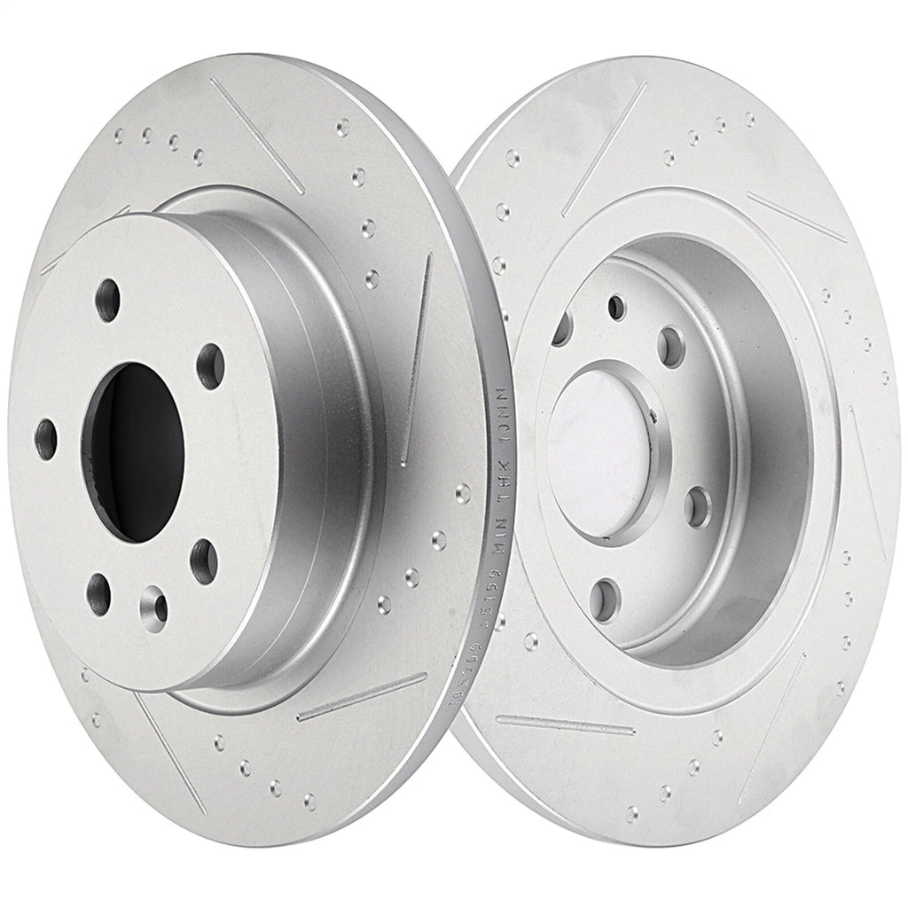 Set of 4 Brake Rotors + 8 Ceramic Pads for Chevy Sonic (2012–2018)