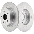Set of 4 Brake Rotors + 8 Ceramic Pads for Chevy Sonic (2012–2018)