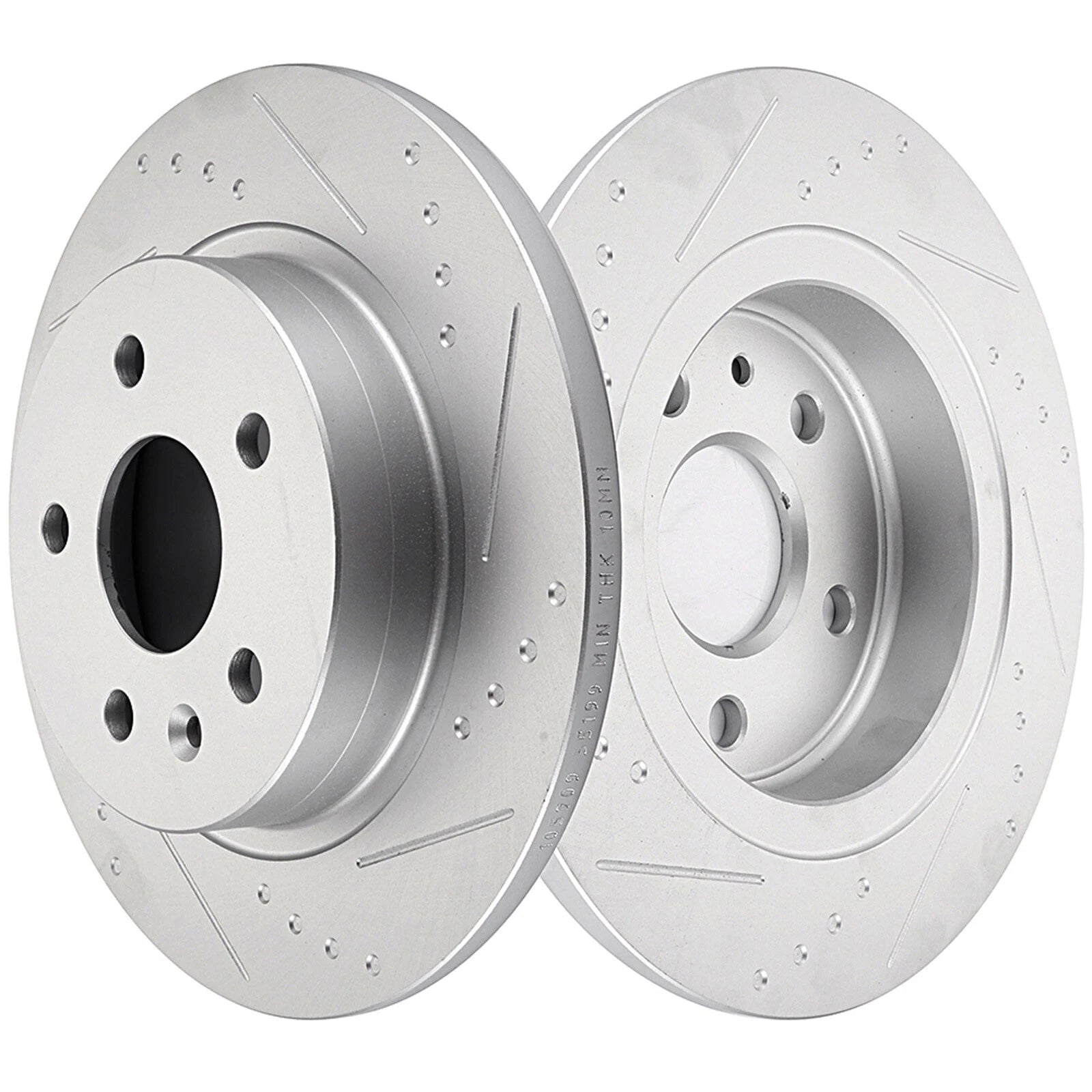 Set of 4 Brake Rotors + 8 Ceramic Pads for Chevy Sonic (2012–2018)