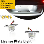 2X 18-SMD LED License Plate Lights for Honda CR-V (2007–2016)