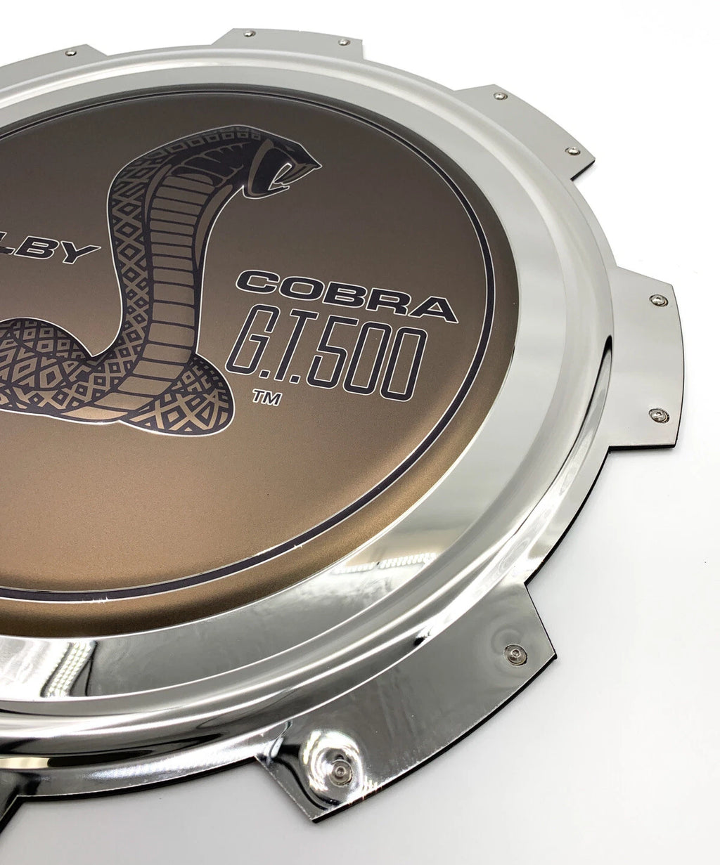 Gas Cap Emblem Logo Metal Sign Licensed for Ford Shelby Mustang GT500 (1967–1967)
