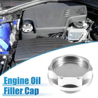 Oil Filler Cap for Honda (Engine Modified, Silver Tone)