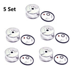 Set of 5 Carburetor Bowl Needle Seat Gasket Kit for Tecumseh (631021B, 631867)