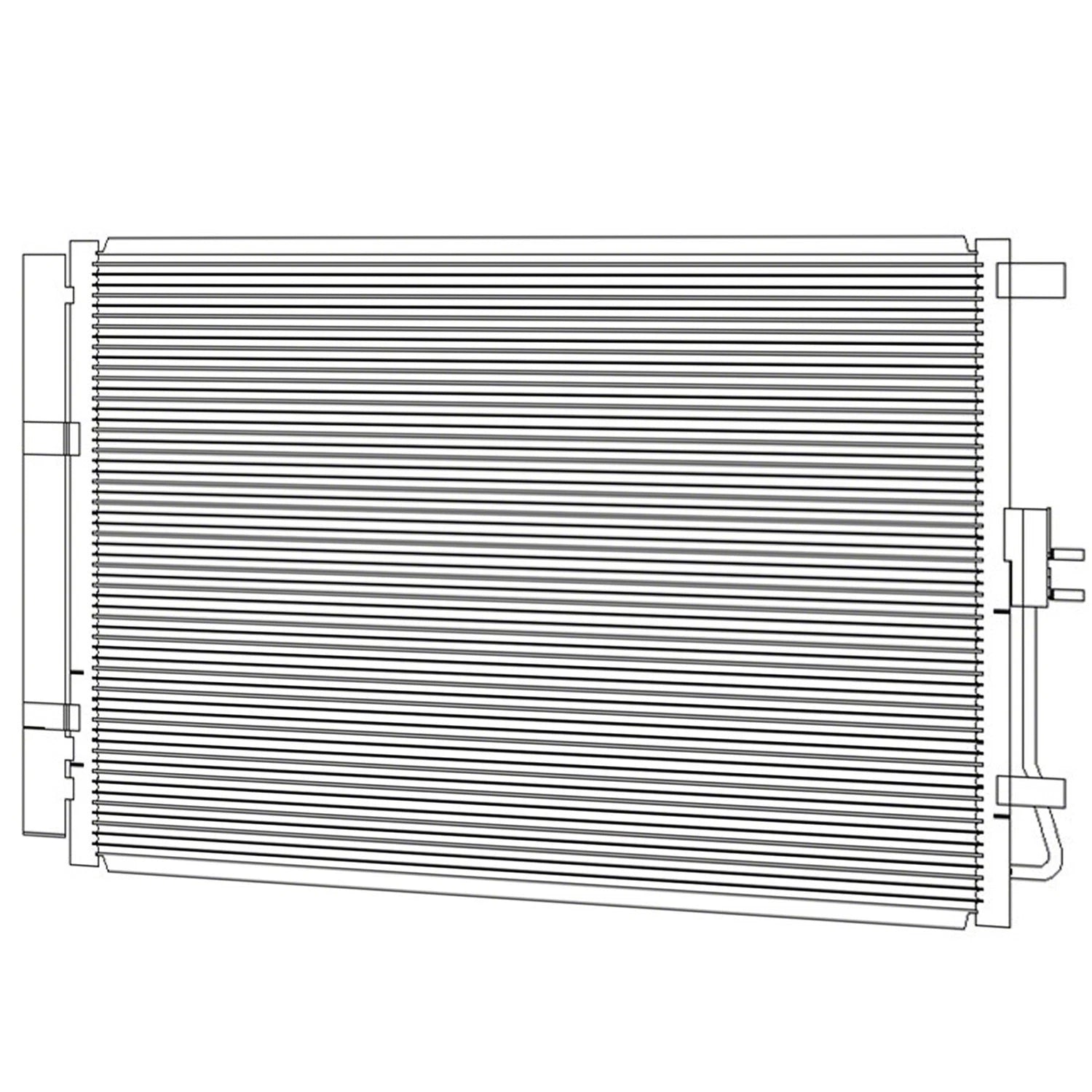 Replacement A C Condenser for Toyota Corolla (2009–2013)