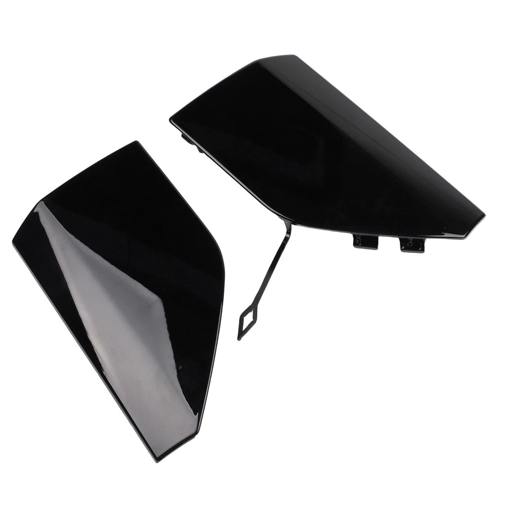 Front Pair Tow Hook Covers for BMW 3 Series G20 (2023) - Black ABS