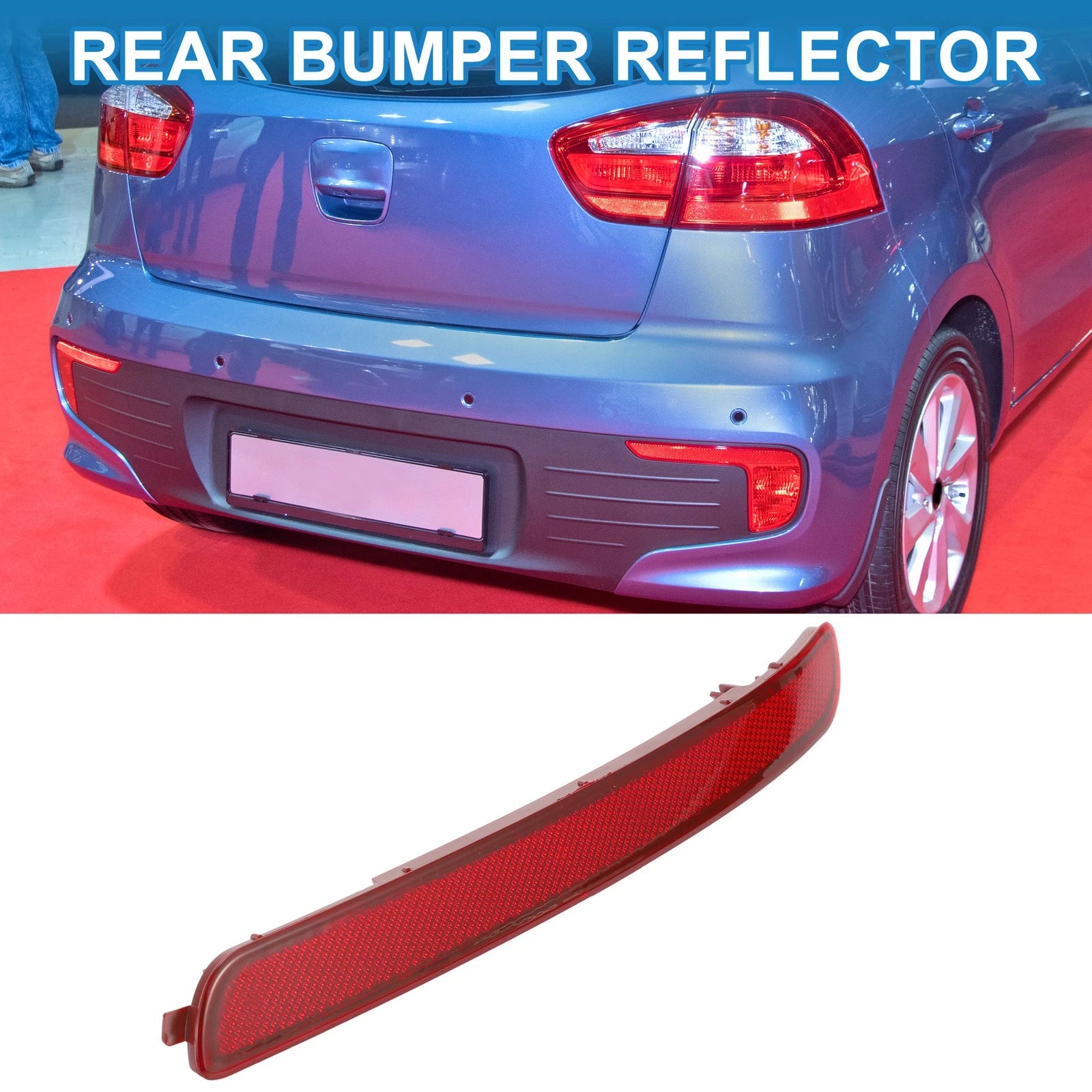 Rear Left Bumper Reflector No. 924051W000 for Kia Rio (2012–2017)