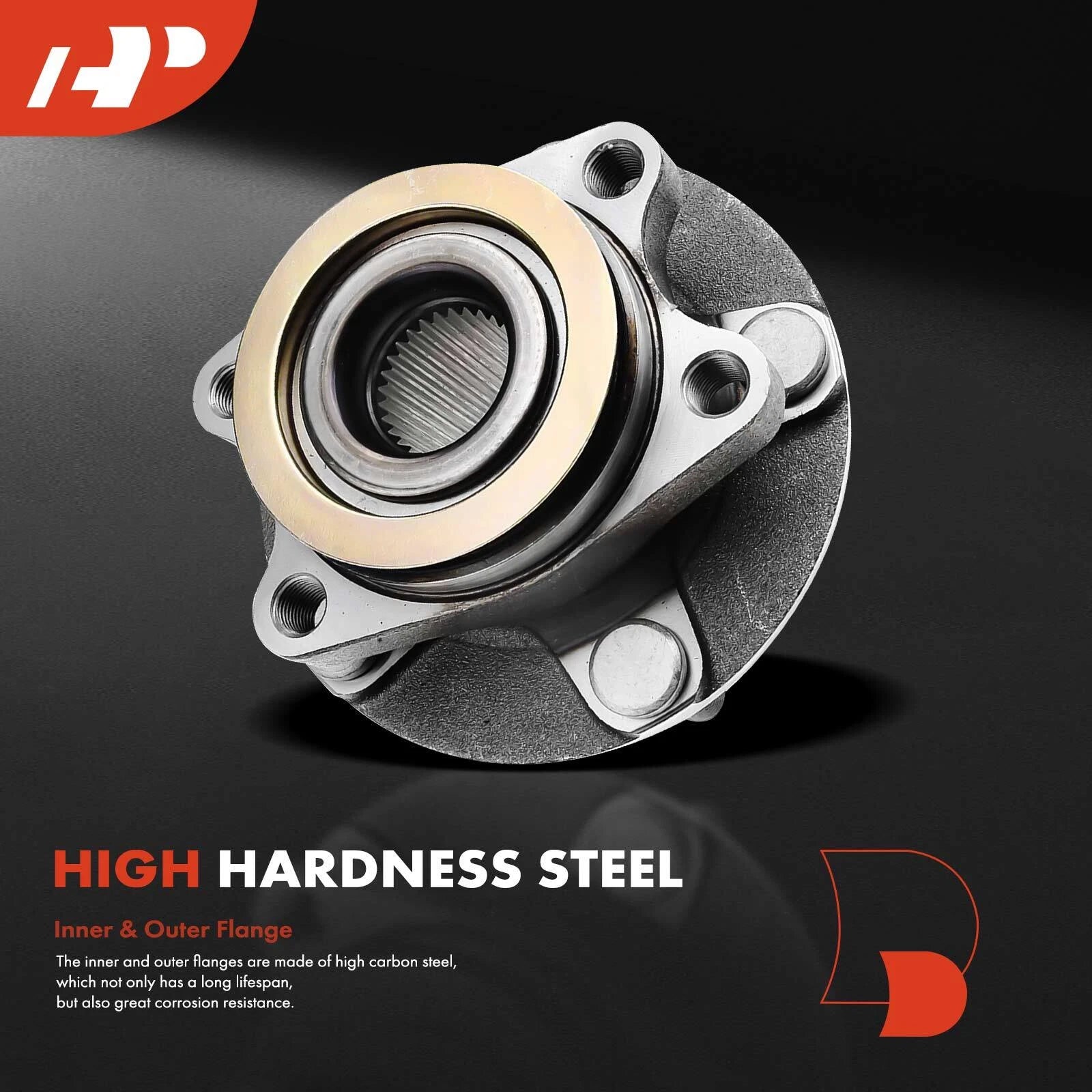 2X Front Wheel Bearing Hub Assembly for Nissan Juke (2011-2017)