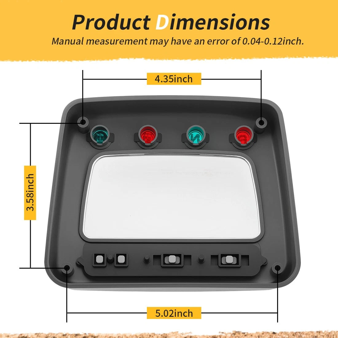 Speedo Meter Case Cover for Honda TRX400FGA Rancher 400 (2004–2007)