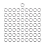 50pcs O-Type Solid Rings for Fishing (304 Stainless Steel)