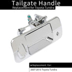 Chrome Tailgate Handle Latch w/ Camera Hole for Toyota Tundra (2007–2013)