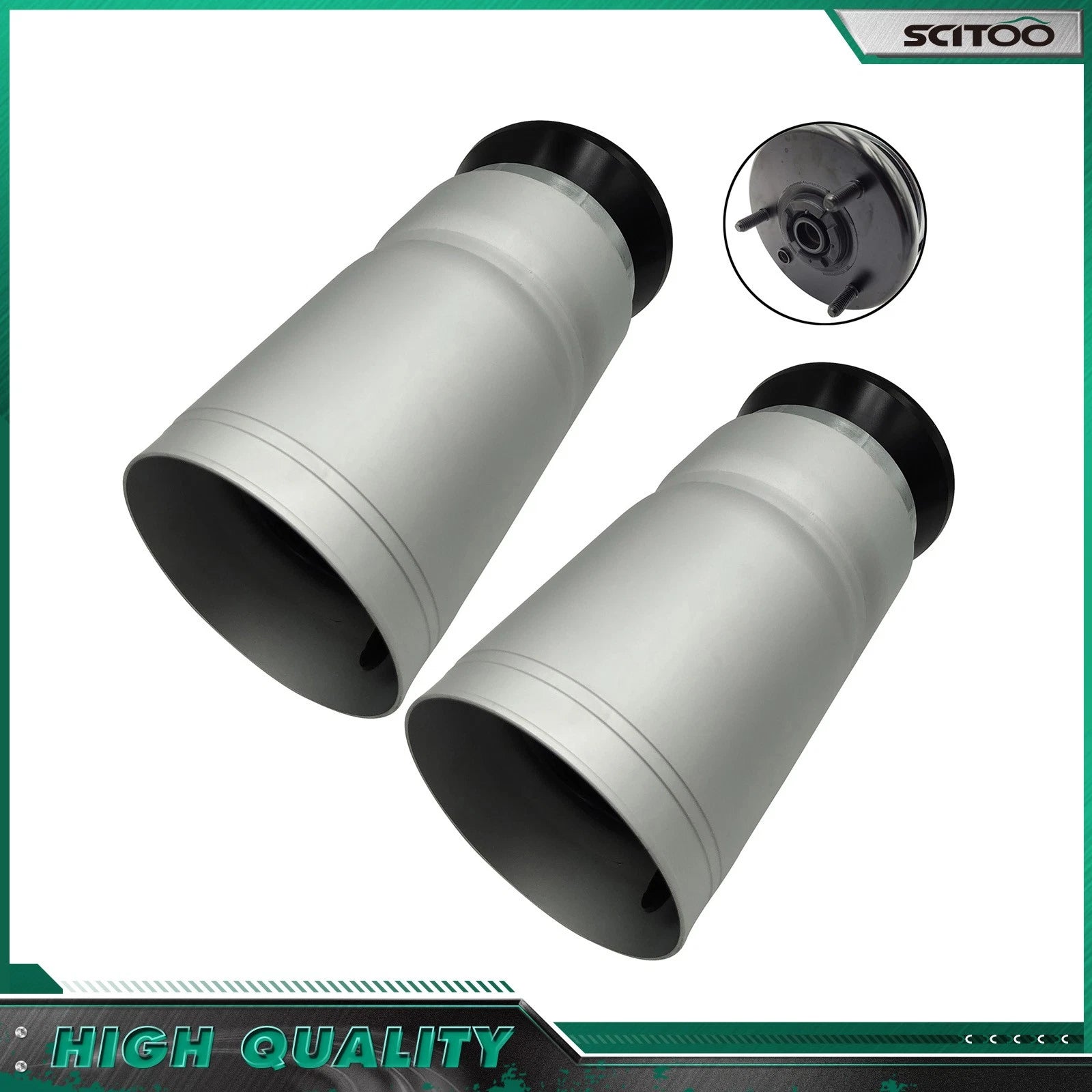 Front Pair Air Suspension Springs for Land Rover LR3 LR4 Range Rover Sport (2005–2016)