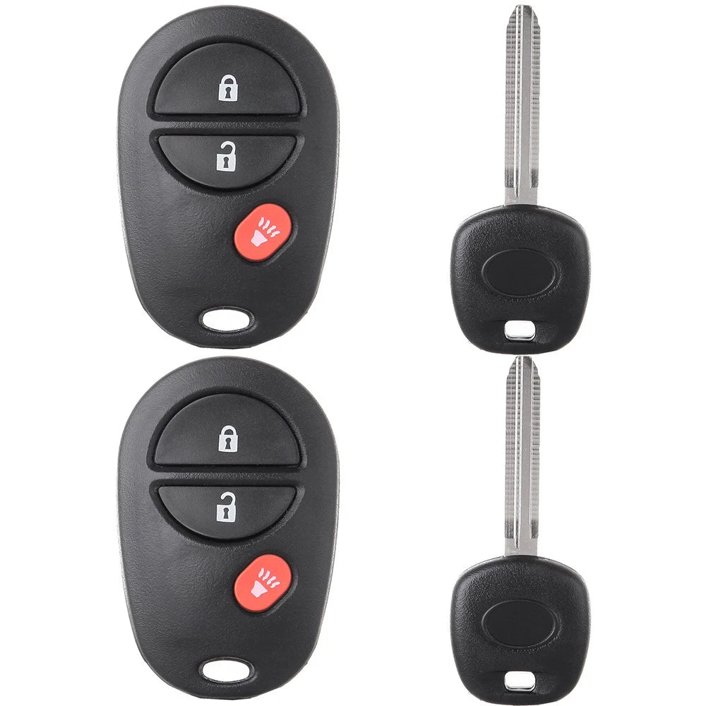 2X Keyless Entry Remote Fob for Toyota Sienna Tacoma