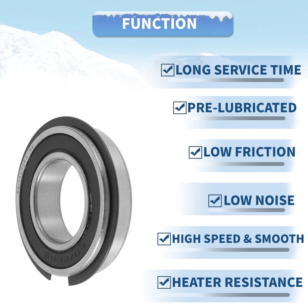 Deep Groove Ball Bearings 60/28NR2RS   28x52x12mm