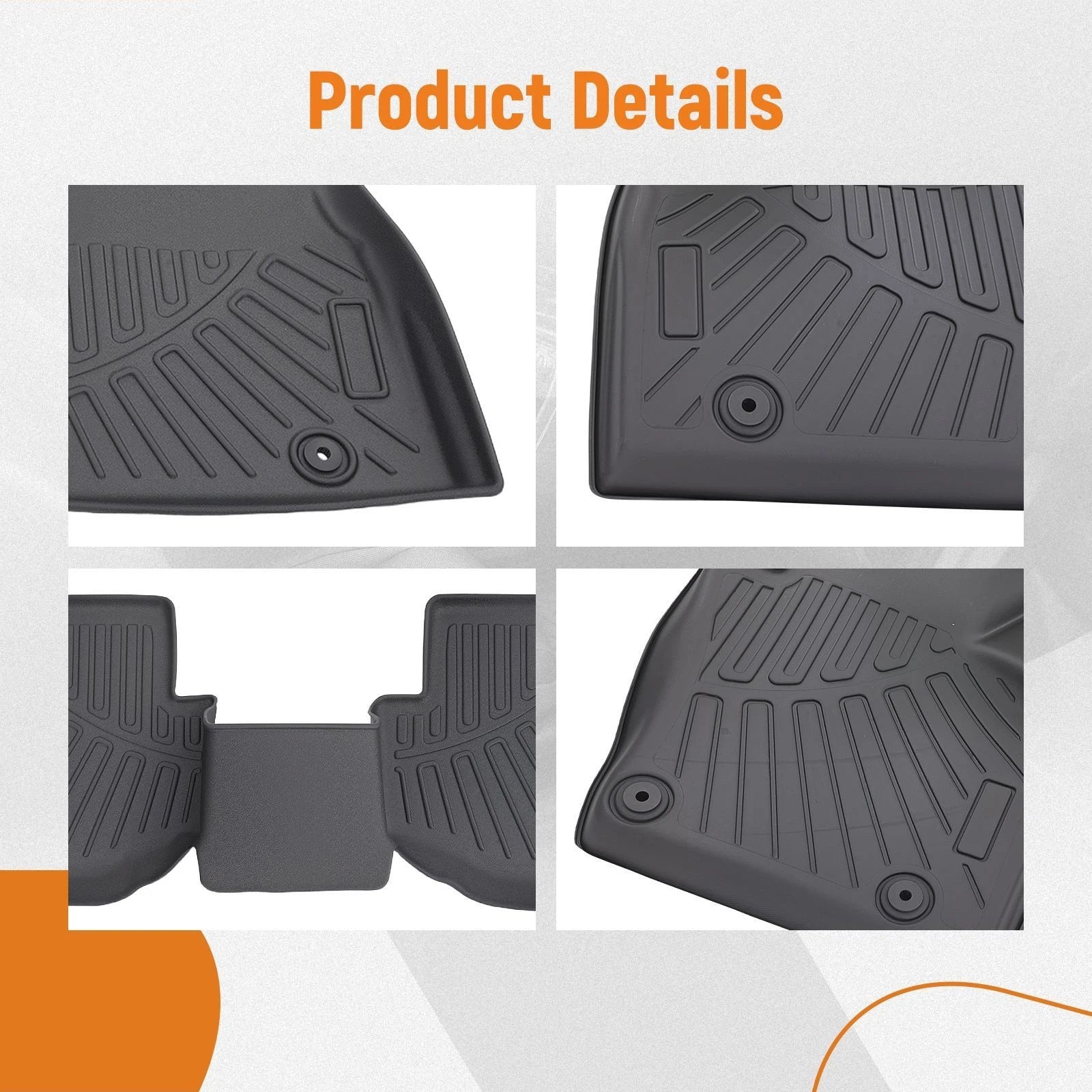 Set of 4 Carpet Floor Mats & Cargo Liner for Mazda CX-90 (2024)