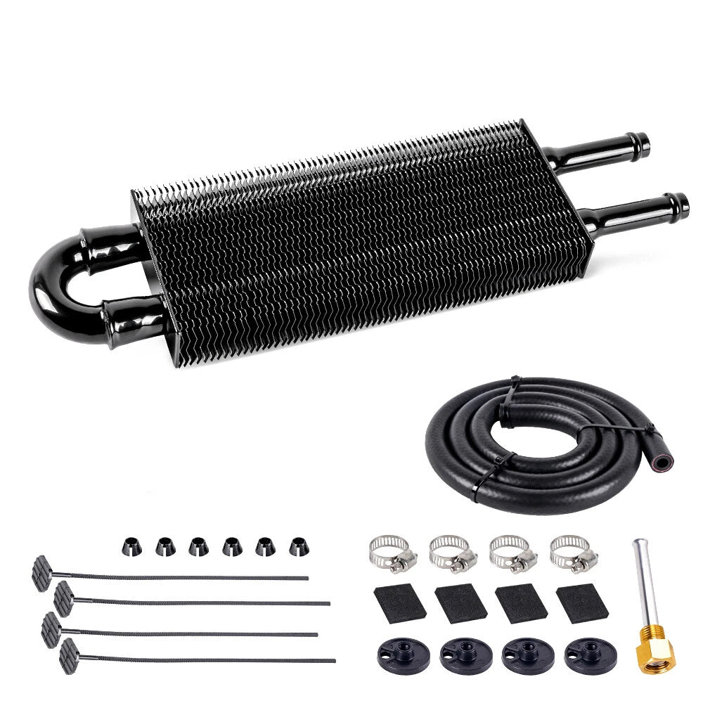 2 Row Oil Cooler Kit for Auto-Manual Transmission Radiator