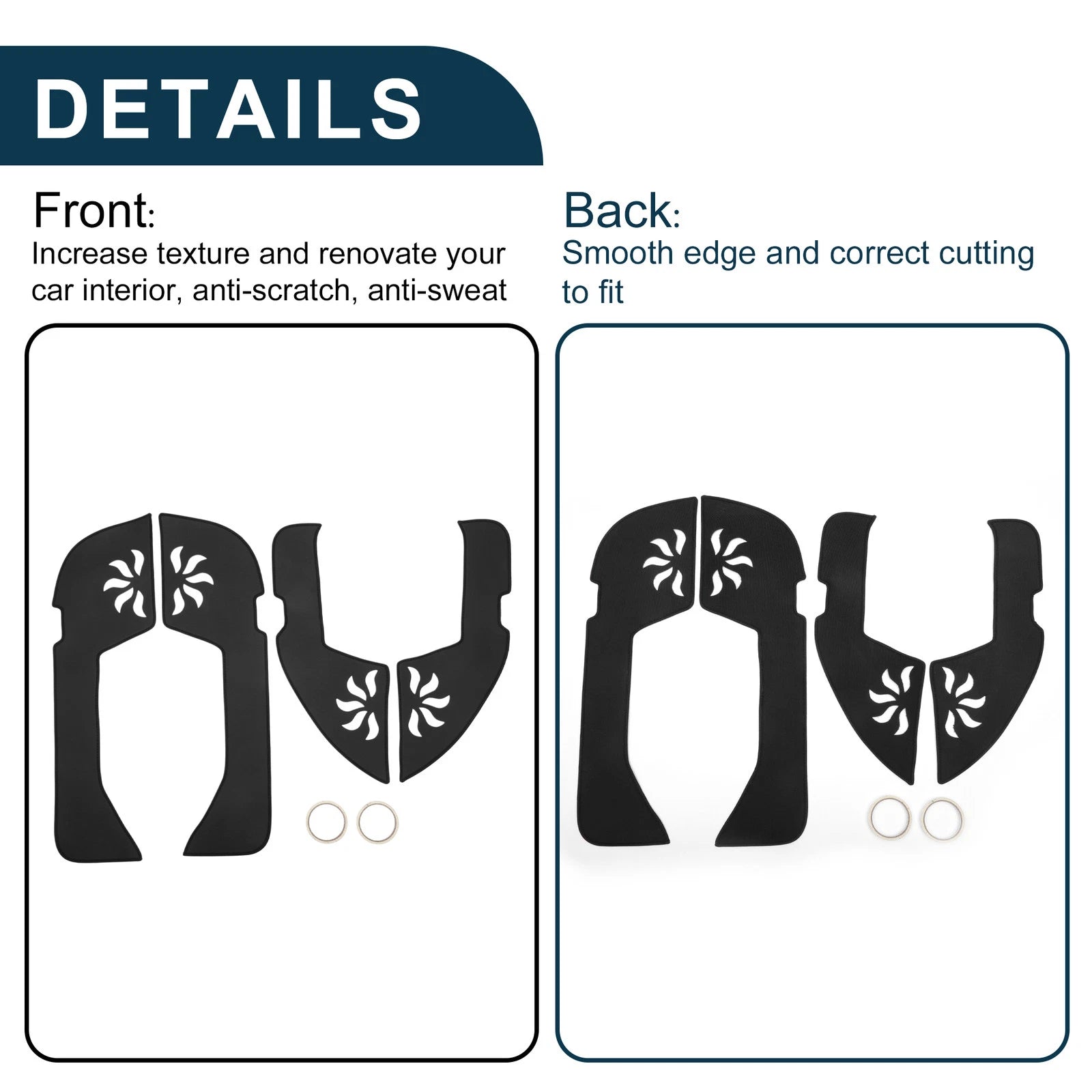 Set of 1 Car Door Anti Kick Pad Sticker Protector for Volkswagen Sagitar (2006–2011)