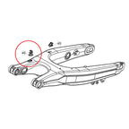Rear Brake Hose Clamp Guide for Beta RR 200 300 350 390 430 RR-S 500 (2013–2024)