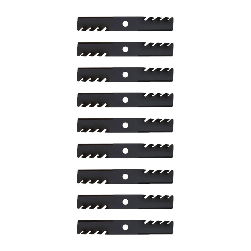 Set of 9 Mulching Mower Blades for Exmark (Fits 103-6396, 1165177S)