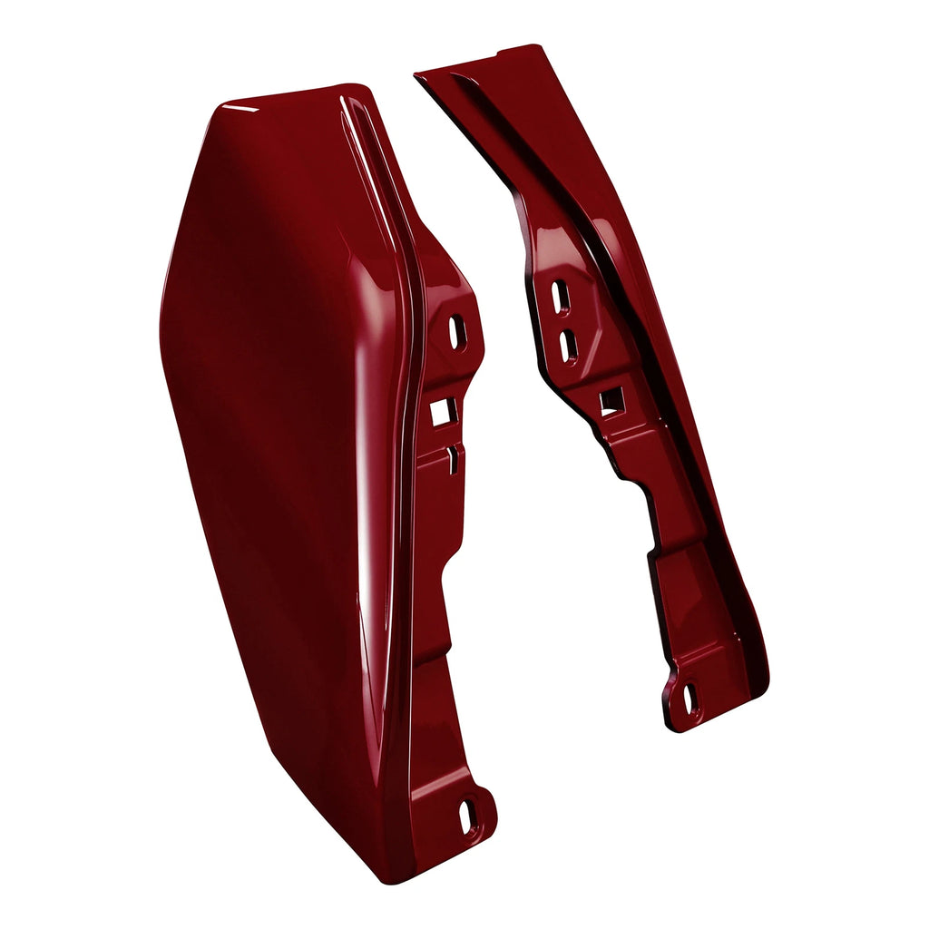 Mid Frame Deflectors for Harley Touring Street Road Glide (2009–2023) Billiard Red