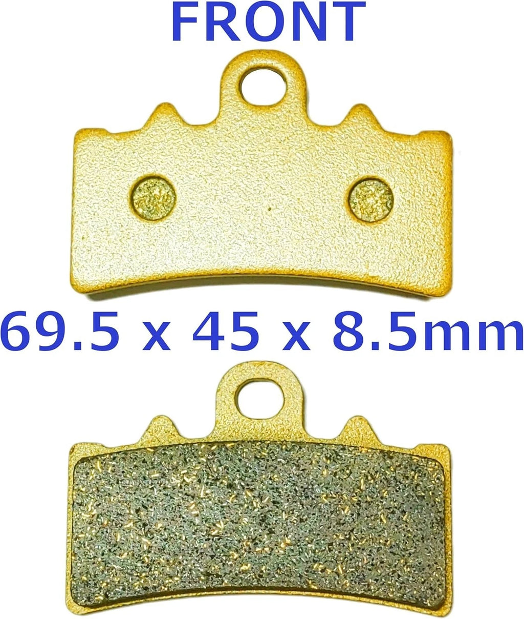 Set of 4 MC Front Rear Brake Pads for KTM RC 125/200/390 (2014–2025)