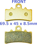 Set of 4 MC Front Rear Brake Pads for KTM RC 125/200/390 (2014–2025)