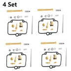 Set of 4 Carburetor Rebuild Kits for Yamaha YFM600F Grizzly (1998–2001)