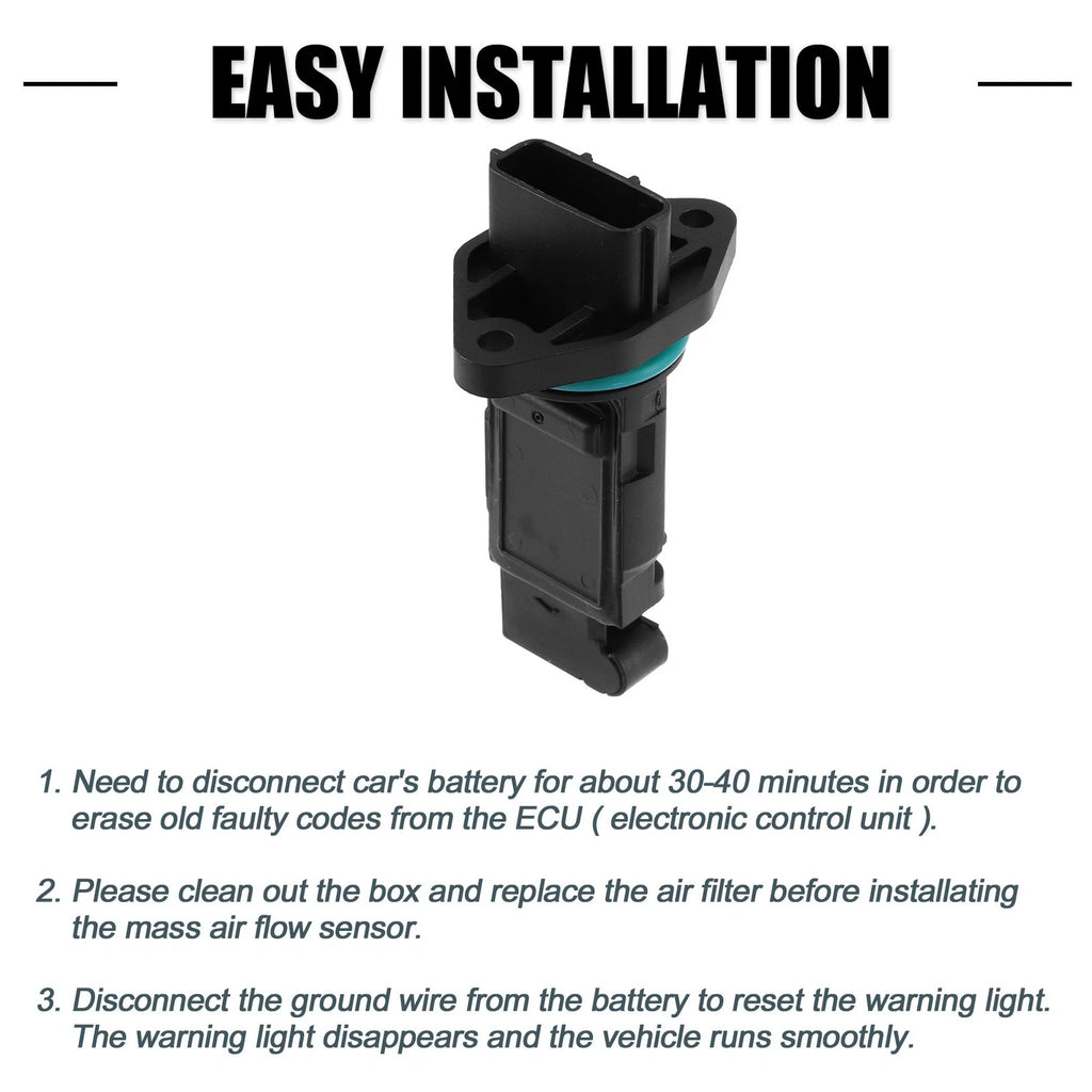 Mass Air Flow Sensor 22680-5U400 for Nissan Almera N16 (2002–2016)